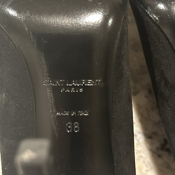 Saint Laurent Paris suede heels 🌟 - Picture 7 of 9